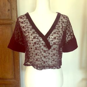 Designer Sample made for Reformation Lace /Velvet